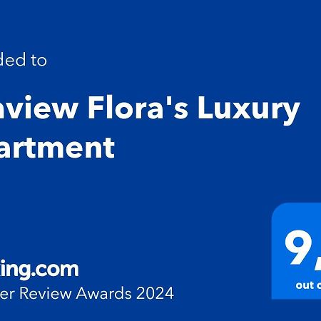Seaview Flora'S Luxury Apartment-300Meters From The Beach Rethymno  Luaran gambar