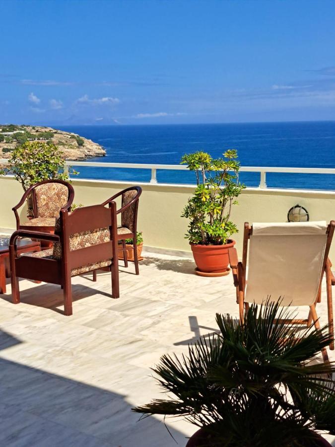 Seaview Flora'S Luxury Apartment-300Meters From The Beach Rethymno  Luaran gambar