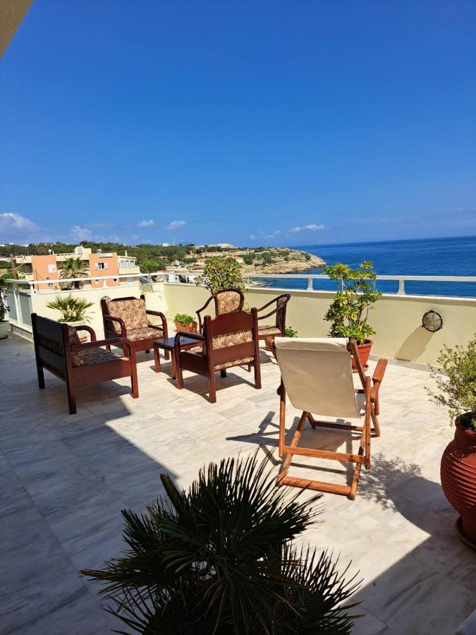 Seaview Flora'S Luxury Apartment-300Meters From The Beach Rethymno  Luaran gambar