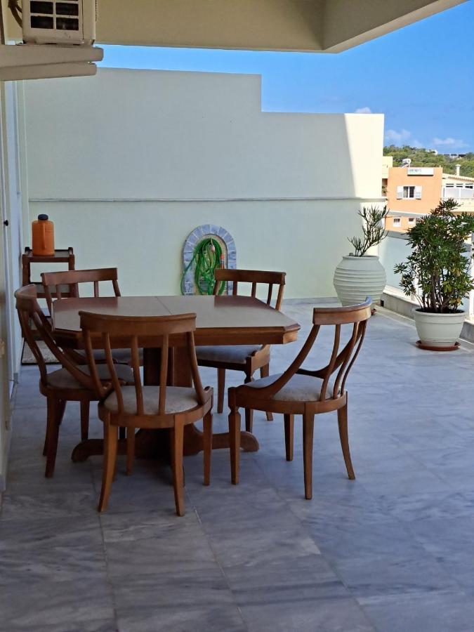 Seaview Flora'S Luxury Apartment-300Meters From The Beach Rethymno  Luaran gambar