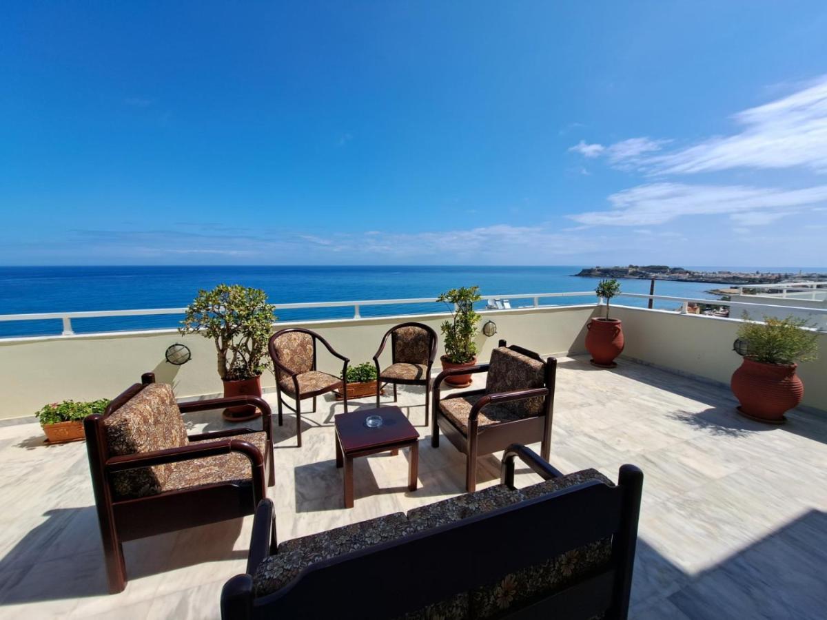 Seaview Flora'S Luxury Apartment-300Meters From The Beach Rethymno  Luaran gambar
