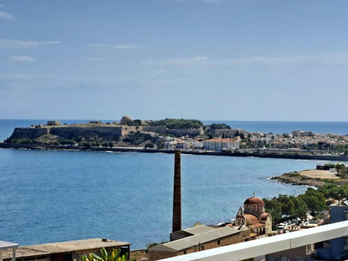 Seaview Flora'S Luxury Apartment-300Meters From The Beach Rethymno  Luaran gambar