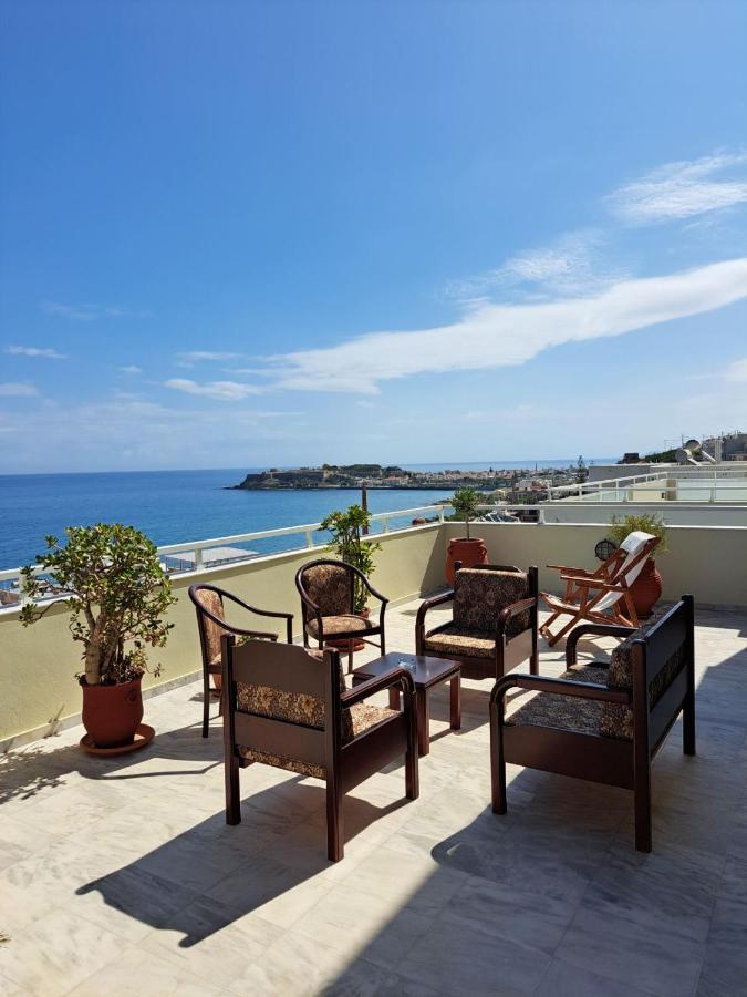Seaview Flora'S Luxury Apartment-300Meters From The Beach Rethymno  Luaran gambar