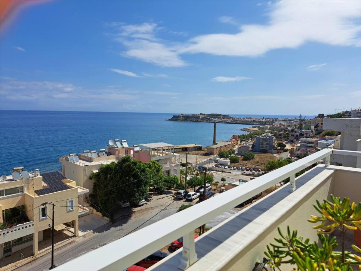 Seaview Flora'S Luxury Apartment-300Meters From The Beach Rethymno  Luaran gambar