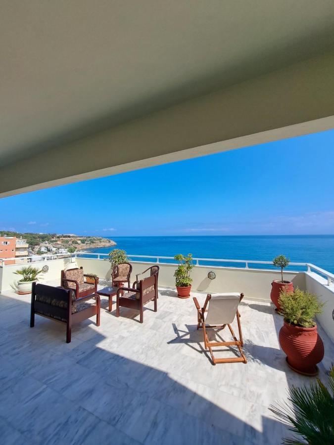 Seaview Flora'S Luxury Apartment-300Meters From The Beach Rethymno  Luaran gambar
