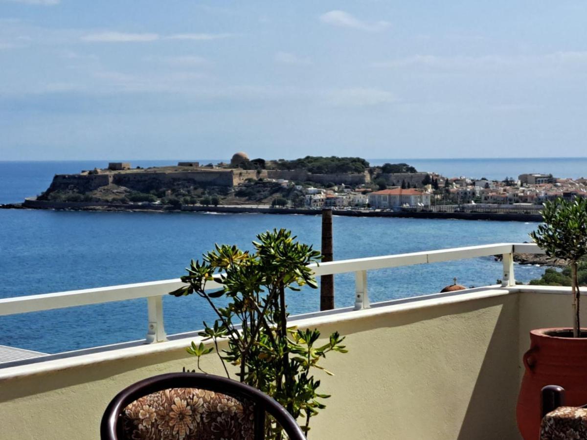 Seaview Flora'S Luxury Apartment-300Meters From The Beach Rethymno  Luaran gambar