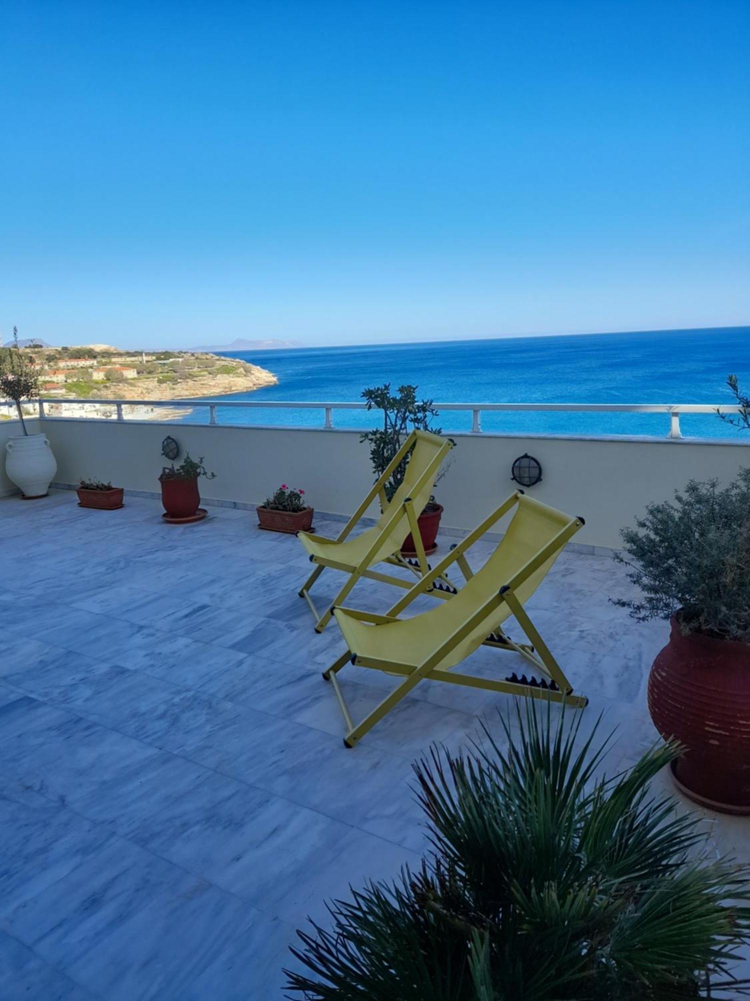 Seaview Flora'S Luxury Apartment-300Meters From The Beach Rethymno  Luaran gambar